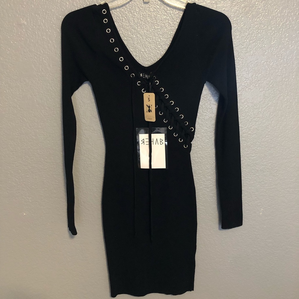 Sexy long sleeve dress NEVER worn, with tags